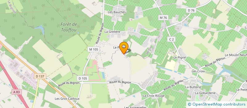 localisation de l'entreprise MONSIEUR JEAN-PAUL HUCHET à CHATEAU-THEBAUD
