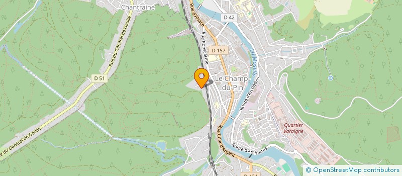 localisation de l'entreprise MONSIEUR JEAN PAUL HUMBERT  EPINAL