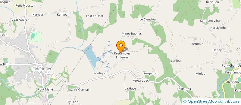 localisation de l'entreprise MONSIEUR JEAN-PAUL IZIQUEL  LANGONNET