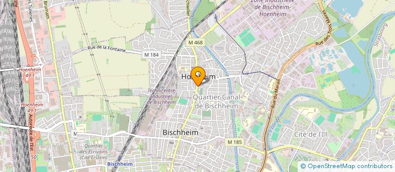 localisation de l'entreprise MONSIEUR JEAN PAUL JAEGER  HNHEIM