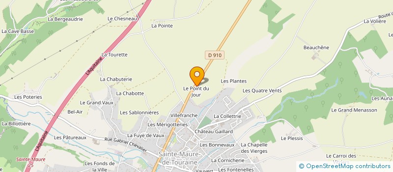 localisation de l'entreprise MONSIEUR JEAN-PAUL JAHAN  SAINTE-MAURE-DE-TOURAINE