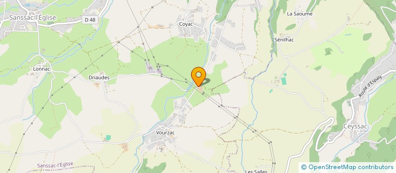 localisation de l'entreprise MONSIEUR JEAN-PAUL JAMON  CHADRAC