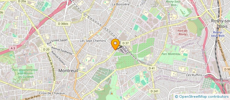 localisation de l'entreprise MONSIEUR JEAN-PAUL JOUBERT à MONTREUIL
