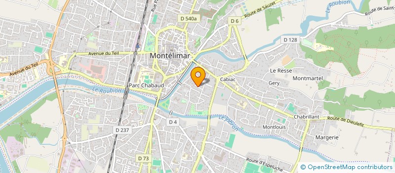 localisation de l'entreprise MONSIEUR JEAN-PAUL JOUVE  MONTELIMAR