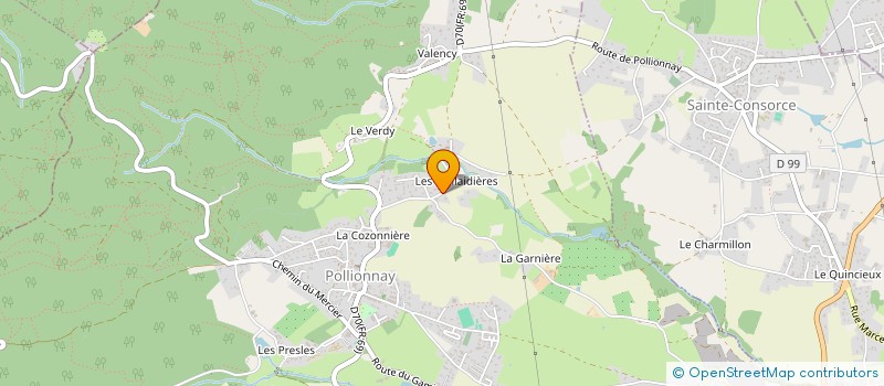 localisation de l'entreprise MONSIEUR JEAN-PAUL KAJO  POLLIONNAY