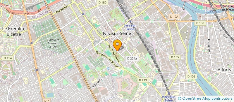 localisation de l'entreprise MONSIEUR JEAN PAUL KHIM  IVRY-SUR-SEINE