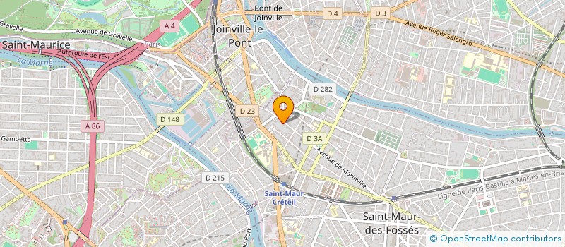 localisation de l'entreprise MONSIEUR JEAN PAUL KOUADIO à SAINT-MAUR-DES-FOSSES