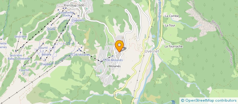 localisation de l'entreprise MONSIEUR JEAN-PAUL L ELEOUET  UVERNET-FOURS