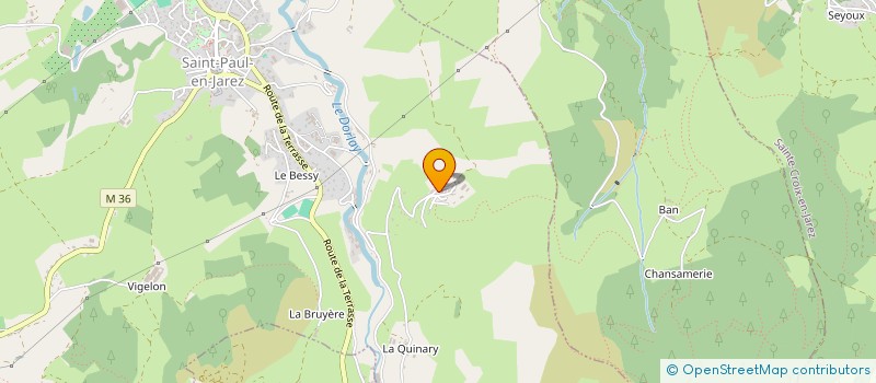 localisation de l'entreprise MONSIEUR JEAN-PAUL LAGARRIGUE à SAINT-PAUL-EN-JAREZ
