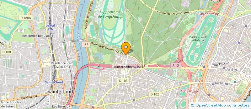 localisation de l'entreprise MONSIEUR JEAN-PAUL LAIDET  BOULOGNE-BILLANCOURT