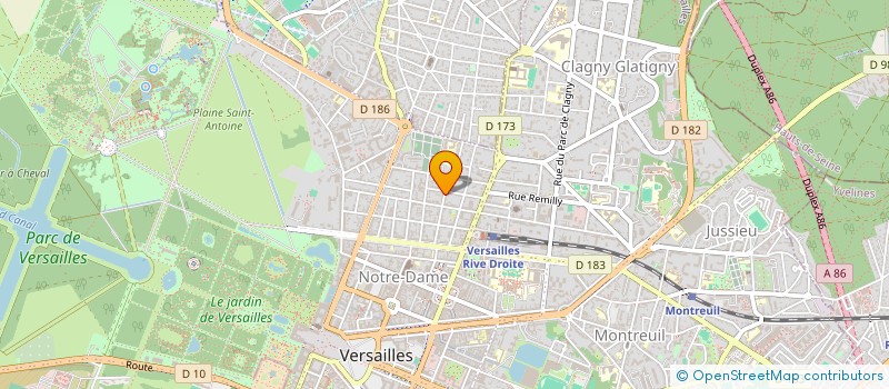 localisation de l'entreprise MONSIEUR JEAN-PAUL LALANDE à VERSAILLES
