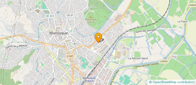 localisation de l'entreprise MONSIEUR JEAN-PAUL LANET  MANOSQUE