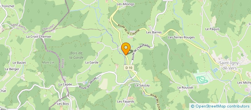localisation de l'entreprise MONSIEUR JEAN PAUL LARUE à SAINT-IGNY-DE-VERS