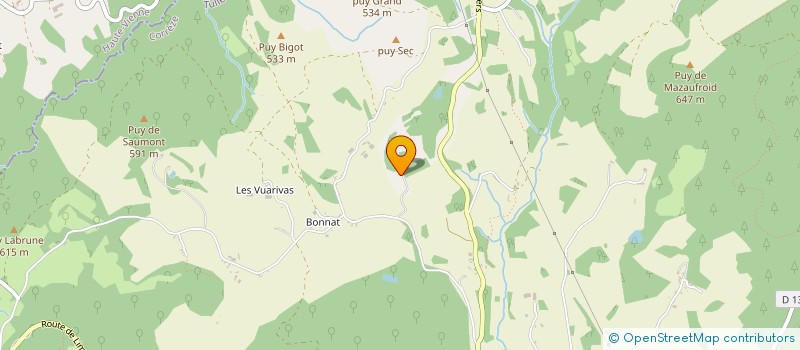 localisation de l'entreprise MONSIEUR JEAN PAUL LAVAL  CHAMBERET