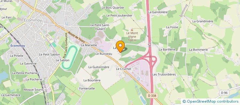 localisation de l'entreprise MONSIEUR JEAN-PAUL LE BARBIER  ECOMMOY