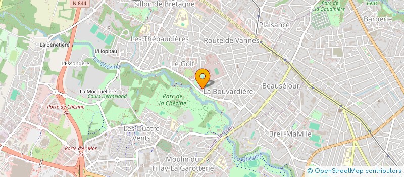 localisation de l'entreprise MONSIEUR JEAN-PAUL LE GOHEBEL  SAINT-HERBLAIN