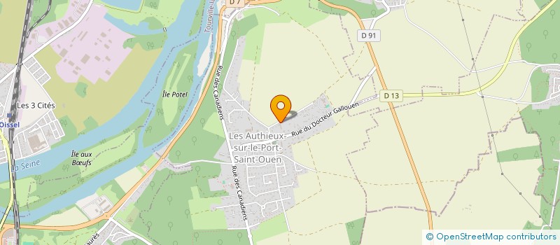 localisation de l'entreprise MONSIEUR JEAN-PAUL LEBAS  LES AUTHIEUX-SUR-LE-PORT-SAINT-OUEN