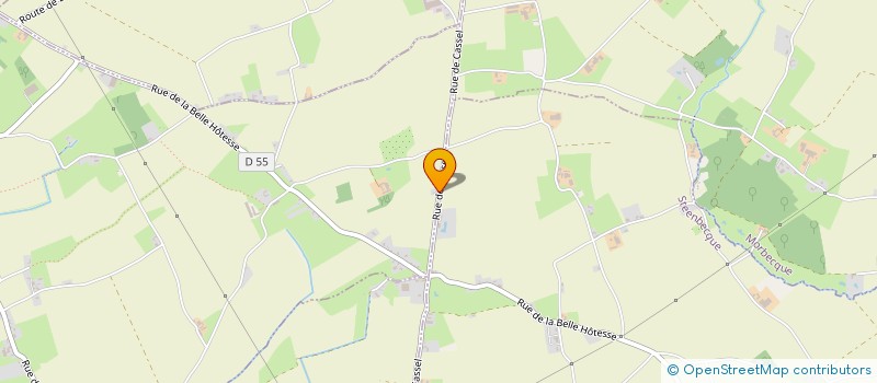 localisation de l'entreprise MONSIEUR JEAN-PAUL LECLERCQ  BLARINGHEM