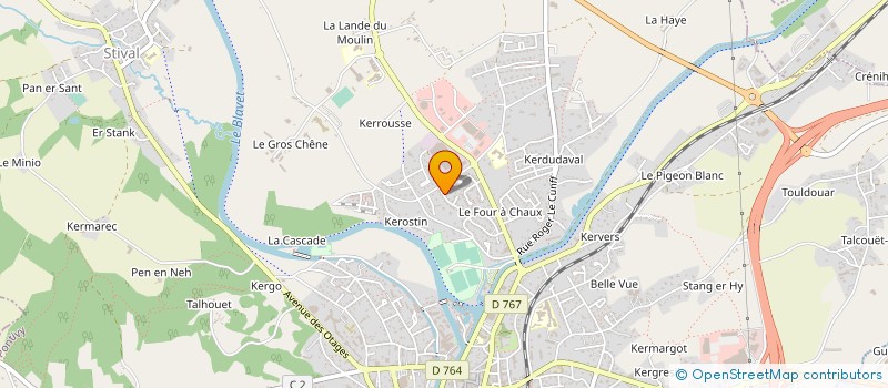 localisation de l'entreprise MONSIEUR JEAN-PAUL LECLERCQ à PONTIVY