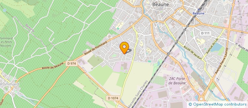 localisation de l'entreprise MONSIEUR JEAN PAUL LECUELLE à BEAUNE