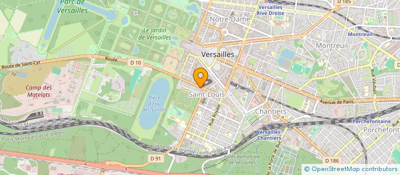 localisation de l'entreprise MONSIEUR JEAN-PAUL LEDAN à VERSAILLES