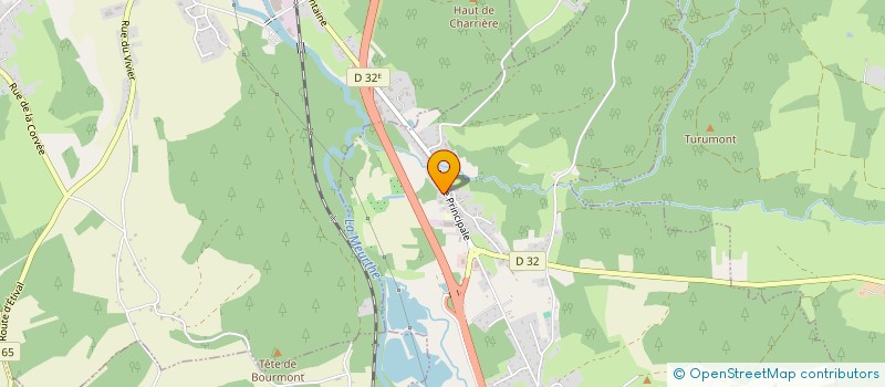 localisation de l'entreprise MONSIEUR JEAN-PAUL LEDOUX  LA VOIVRE