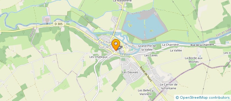 localisation de l'entreprise MONSIEUR JEAN-PAUL LEFORT à LA CHARTRE-SUR-LE-LOIR