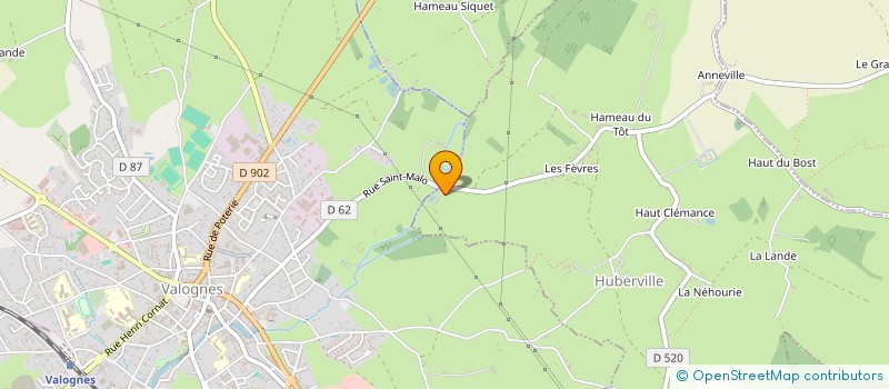 localisation de l'entreprise MONSIEUR JEAN-PAUL LELIEVRE  VALOGNES