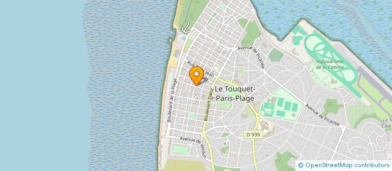 localisation de l'entreprise MONSIEUR JEAN-PAUL LEPORCHER à LE TOUQUET-PARIS-PLAGE