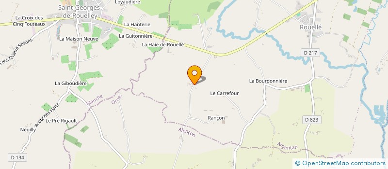 localisation de l'entreprise MONSIEUR JEAN-PAUL LERAY à DOMFRONT-EN-POIRAIE