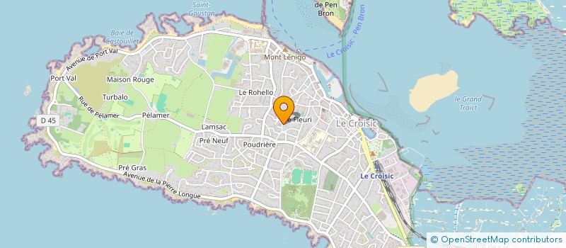 localisation de l'entreprise MONSIEUR JEAN-PAUL LEROY  LE CROISIC