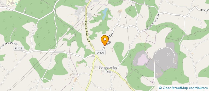 localisation de l'entreprise MONSIEUR JEAN-PAUL LESFAURIS  BENESSE-LES-DAX