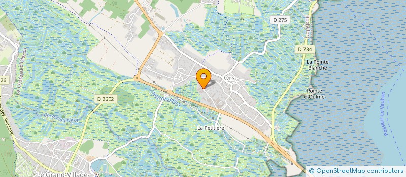 localisation de l'entreprise MONSIEUR JEAN PAUL LIMOGE  LE CHATEAU-D'OLERON