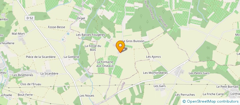 localisation de l'entreprise MONSIEUR JEAN-PAUL LORIEUX  CIVRAY-DE-TOURAINE