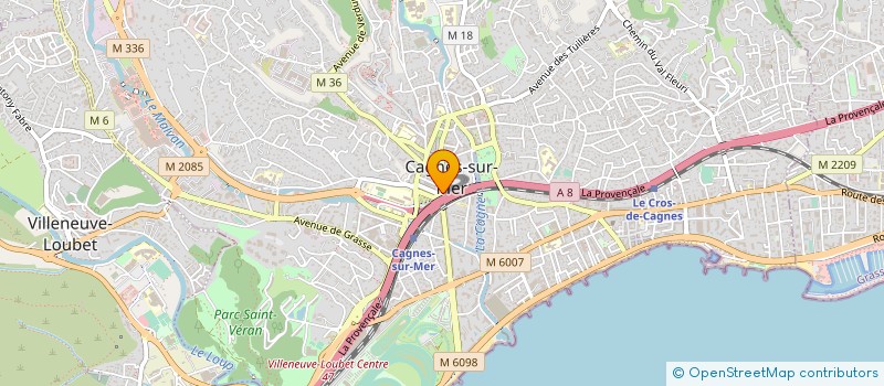 localisation de l'entreprise MONSIEUR JEAN-PAUL LOUCHE à CAGNES-SUR-MER