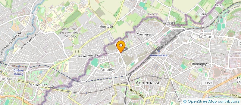 localisation de l'entreprise MONSIEUR JEAN-PAUL LOUIS  AMBILLY