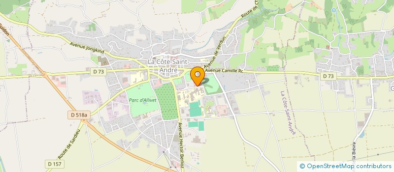 localisation de l'entreprise MONSIEUR JEAN-PAUL LOUIS  LA COTE-SAINT-ANDRE