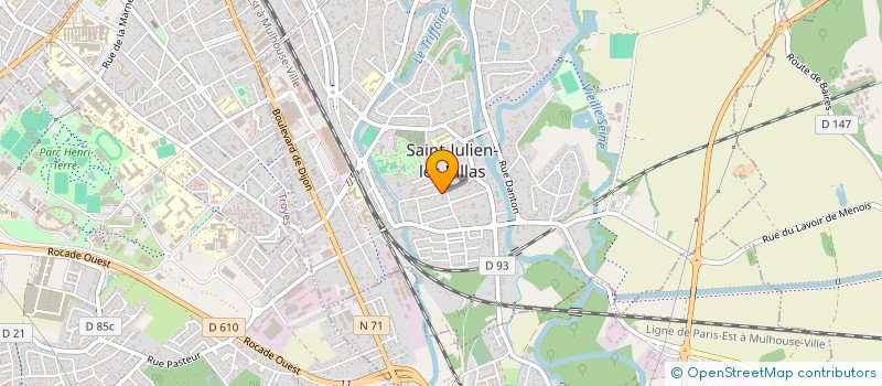 localisation de l'entreprise MONSIEUR JEAN-PAUL LOVERGNE  SAINT-JULIEN-LES-VILLAS