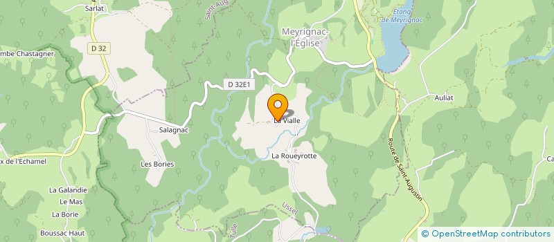 localisation de l'entreprise MONSIEUR JEAN-PAUL LOYAU  MEYRIGNAC-L EGLISE