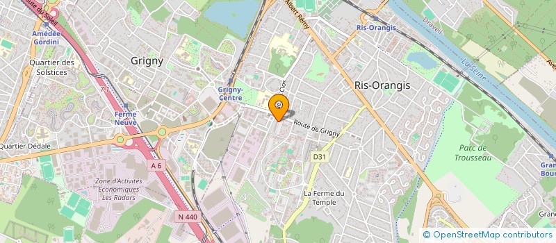 localisation de l'entreprise MONSIEUR JEAN PAUL LUFUTU MAKUTILA  RIS-ORANGIS