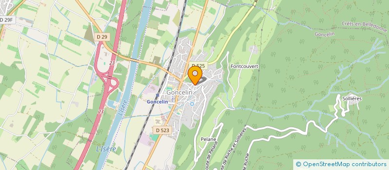 localisation de l'entreprise MONSIEUR JEAN-PAUL LYAUDET  GONCELIN