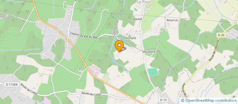 localisation de l'entreprise MONSIEUR JEAN-PAUL MAGENTA  SADIRAC