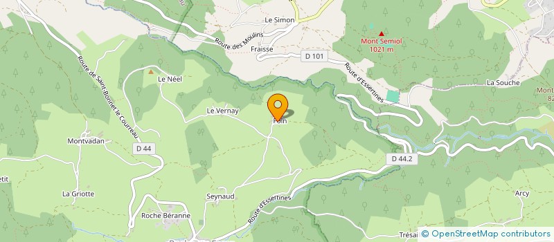 localisation de l'entreprise MONSIEUR JEAN-PAUL MAISSE  ROCHE