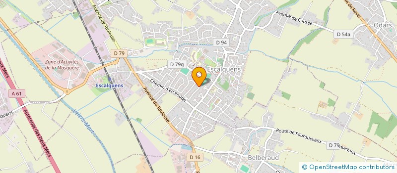 localisation de l'entreprise MONSIEUR JEAN-PAUL MANDRY  ESCALQUENS