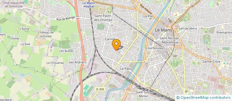 localisation de l'entreprise MONSIEUR JEAN-PAUL MARCHAND  LE MANS