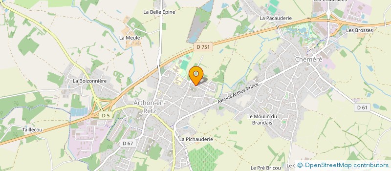 localisation de l'entreprise MONSIEUR JEAN PAUL MARQUIS  CHAUMES-EN-RETZ