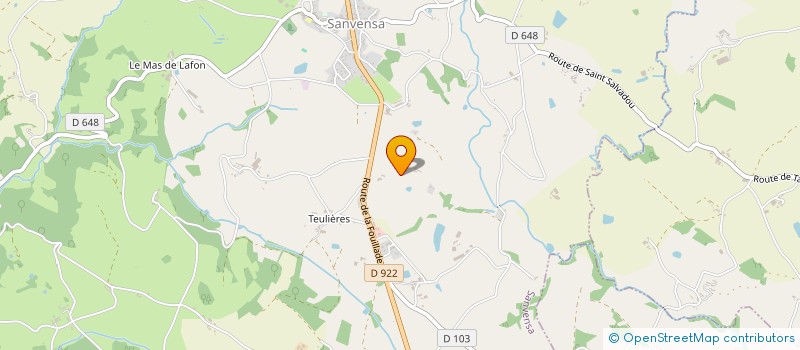 localisation de l'entreprise MONSIEUR JEAN-PAUL MARRE  LE BAS SEGALA