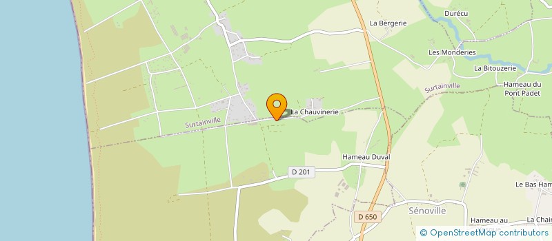 localisation de l'entreprise MONSIEUR JEAN-PAUL MARTIN  SURTAINVILLE