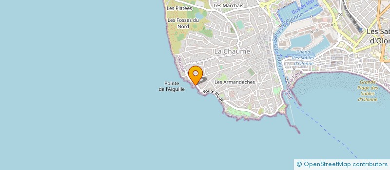 localisation de l'entreprise MONSIEUR JEAN-PAUL MARTIN à LES SABLES D'OLONNE