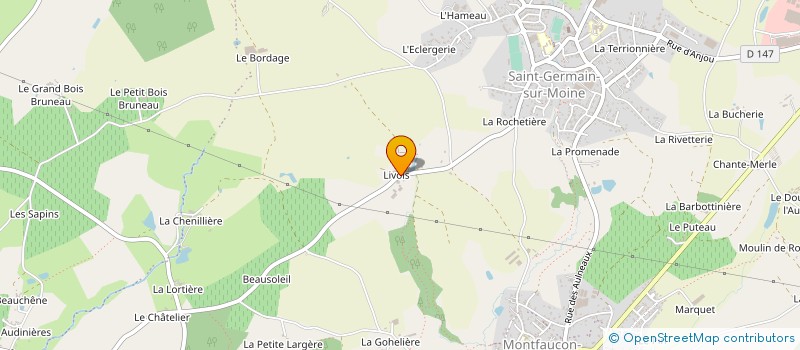 localisation de l'entreprise MONSIEUR JEAN-PAUL MARTIN à SEVREMOINE